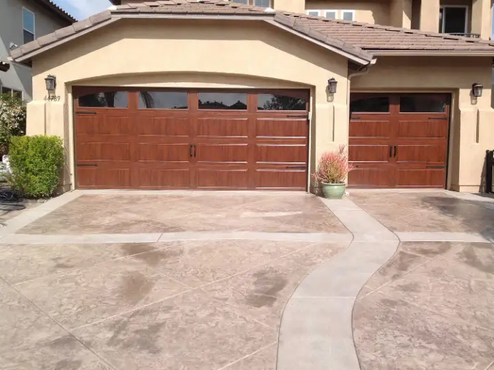 Garage door installed by On Trac